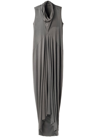 Long Cowl Neck Dress