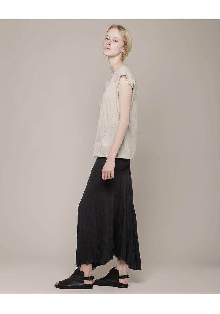 Ruched Long Skirt