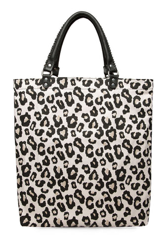 Leopard Canvas Tote