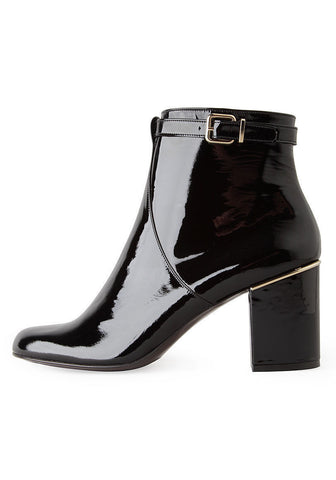 Hut Patent Ankle Boot