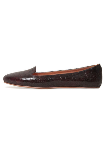 Embossed Leather Flat