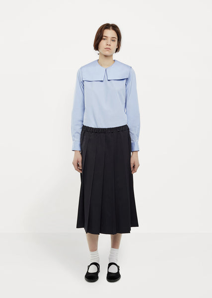 Pleated Wool Skirt by Comme des Garçons Girl - La Garçonne