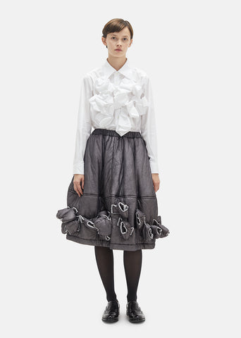 Nylon Half Tricot Medium Bonding Skirt by Comme des Garçons- La Garçonne