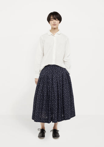 Linen Floral Skirt