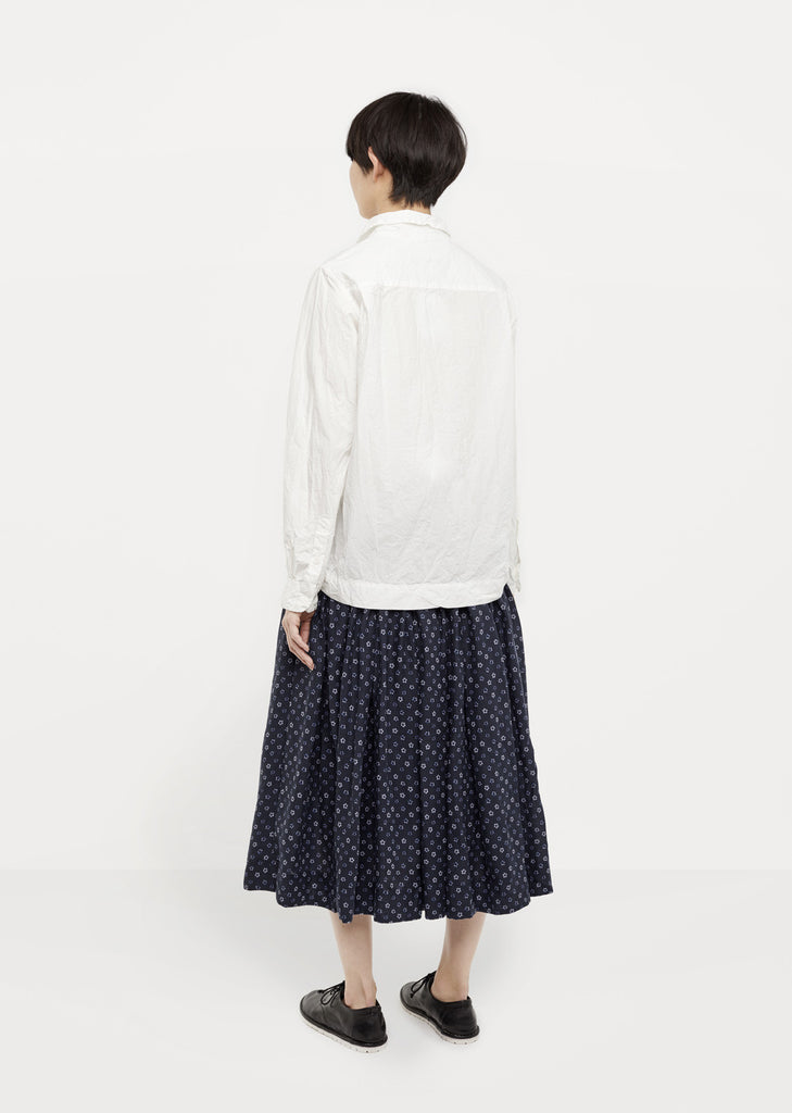 Linen Floral Skirt