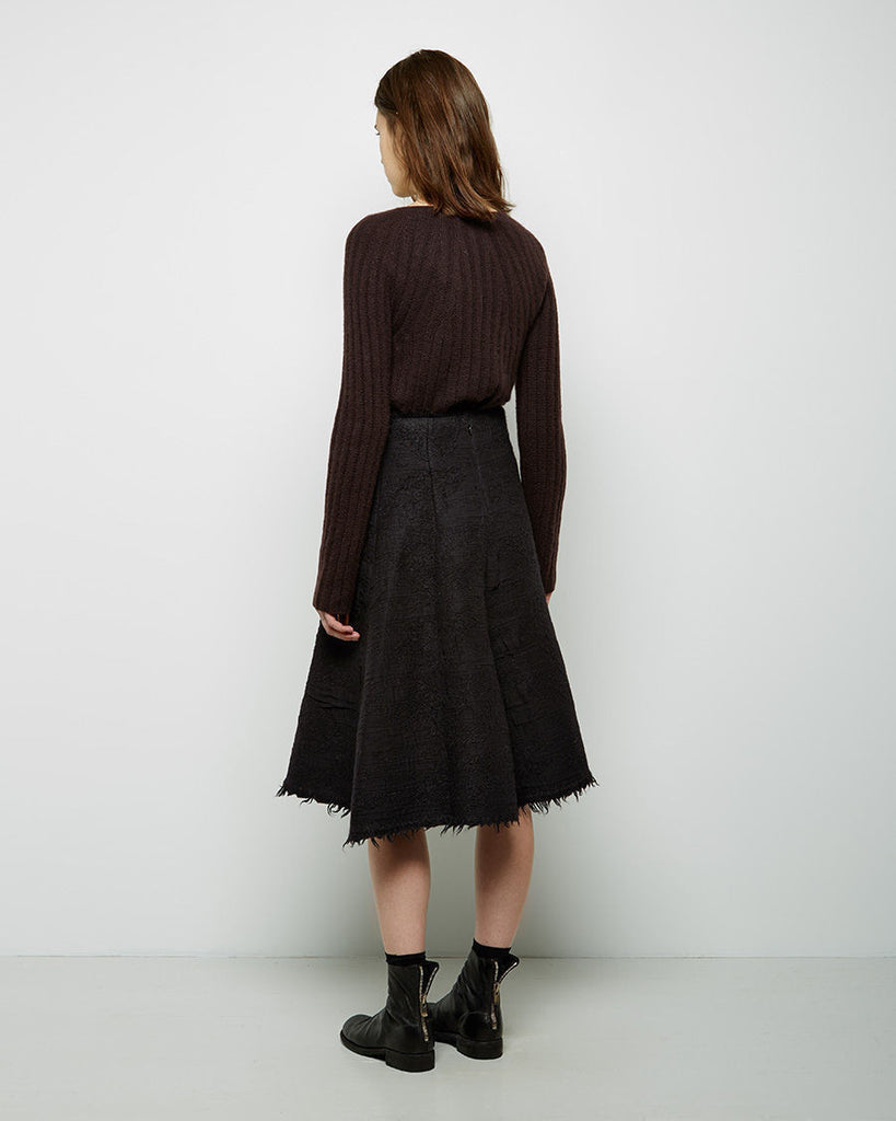 Boiled Wool Circle Skirt