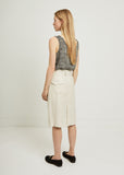 Krissy Linen Blend Belted Skirt