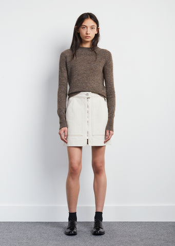 Penelope Zip Front Skirt by Isabel Marant- La Garçonne