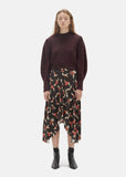 Dracen Asymmetrical Print Skirt