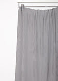 Tuck Pleats Solid Skirt