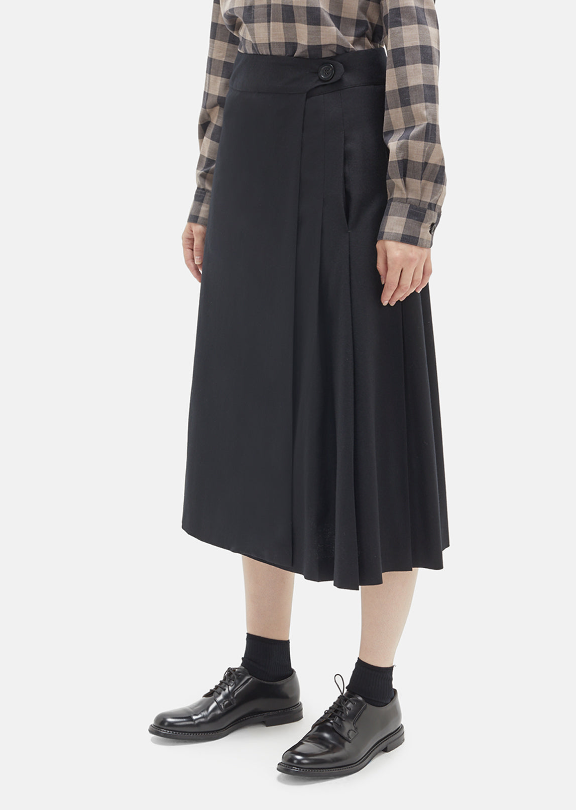 Damier Pleated Skirt - Ready-to-Wear 1A99W6