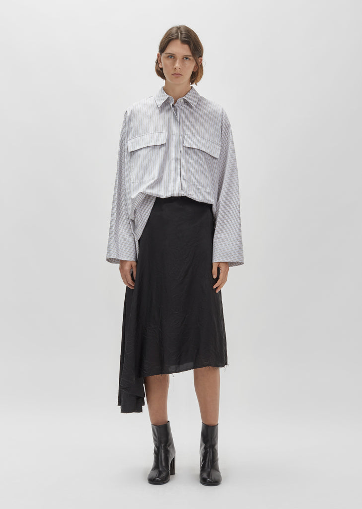 Bias-Cut Midi Skirt