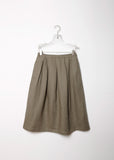 Linen Tuck Skirt