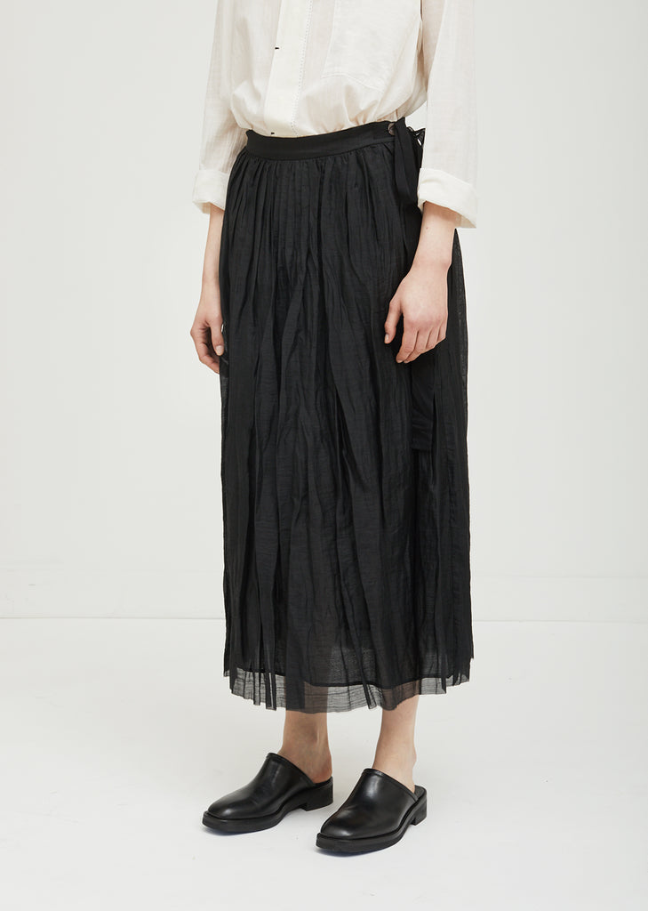 Textured Linen Skirt