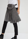 Pleated Panel With Fanny Pack
