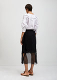 Lace Chiffon Skirt