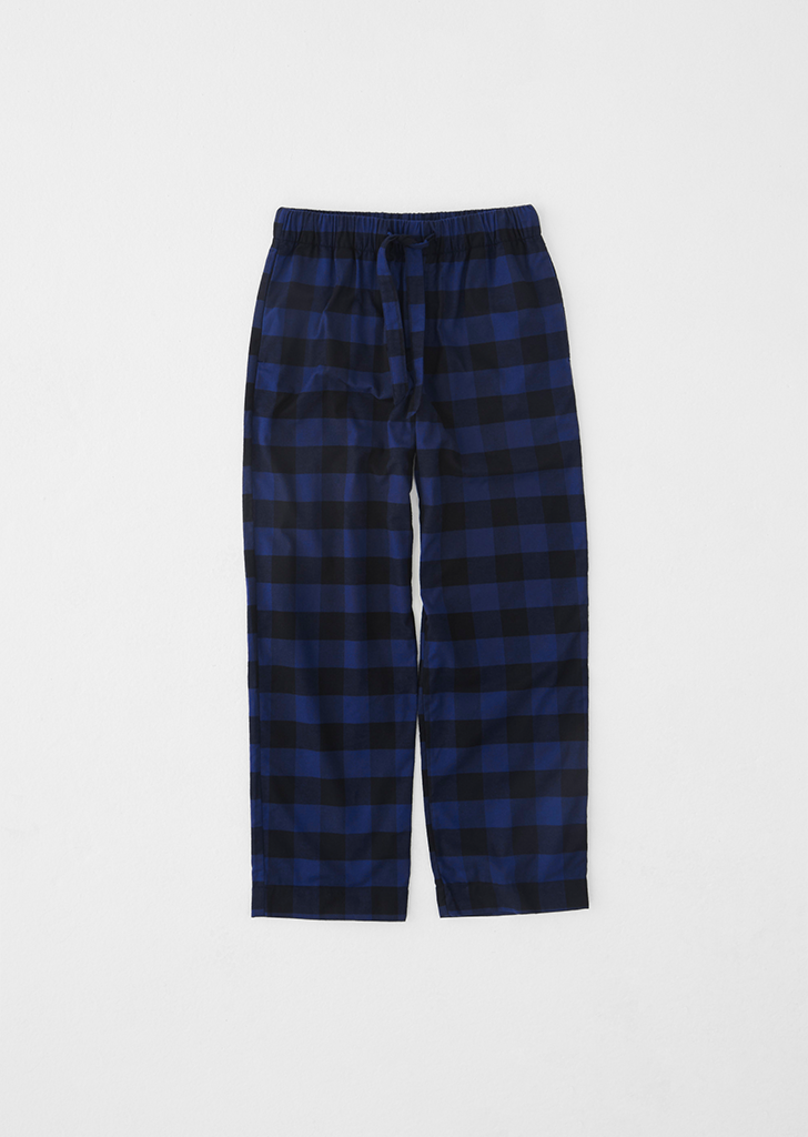 Flannel Pyjamas Pants — Blue Gingham