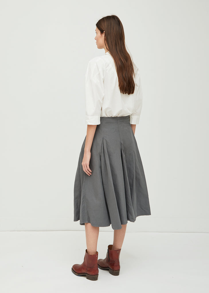 Cotton Linen Twill Skirt
