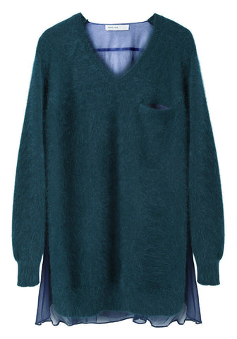 Angora Silk Back Tunic