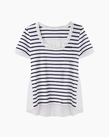 Striped Combo Top