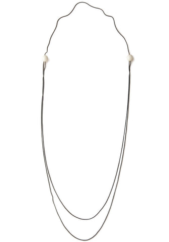 Ivory Long Boule Necklace