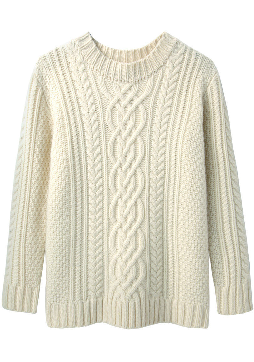 Cable Knit Sweater - Large