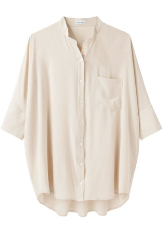 Oversized Silk Shirt