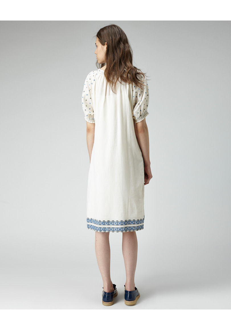 Embroidered Peasant Dress La Garonne Embroidered Peasant Dress La Garonne
