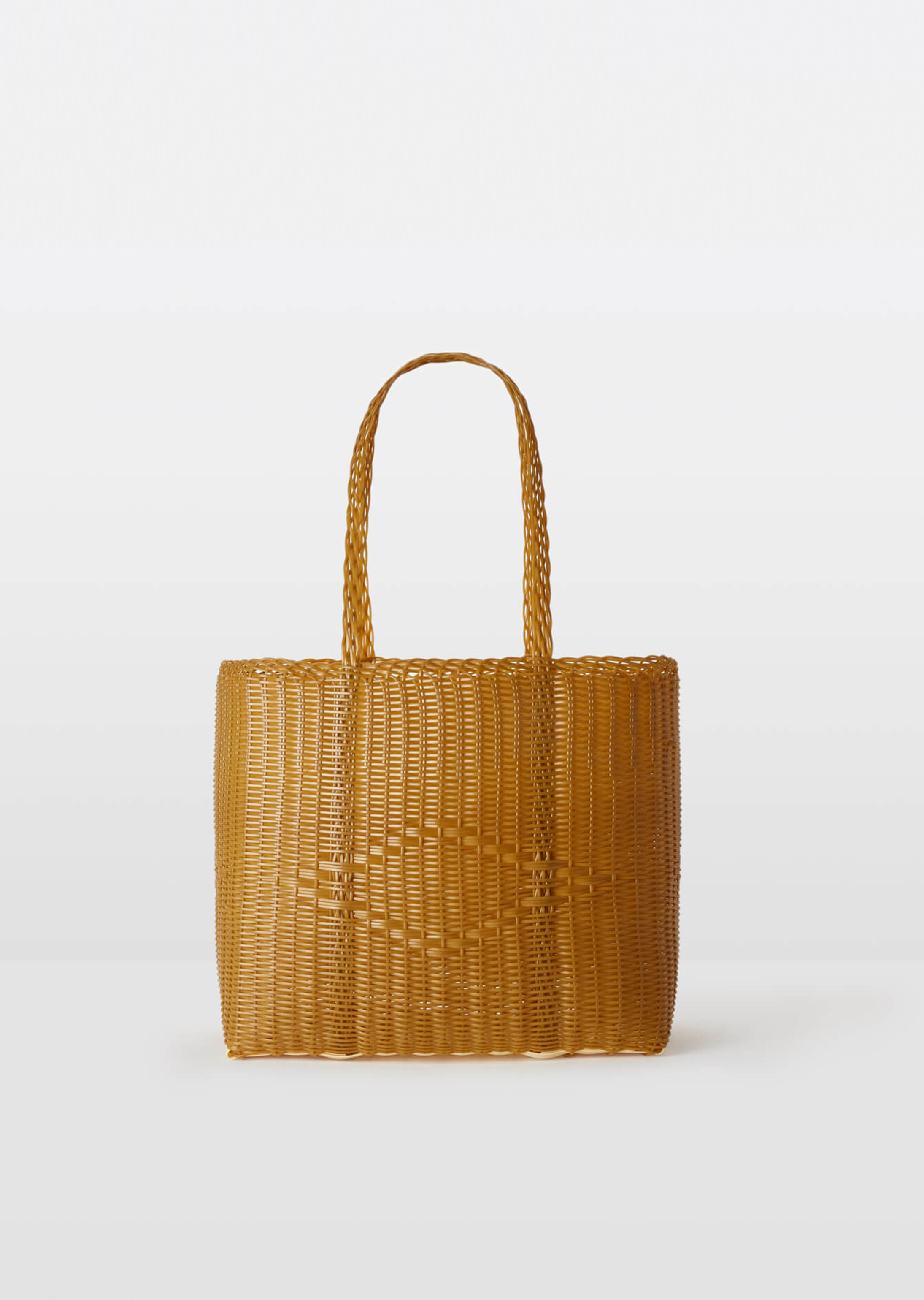 Medium Basket Tote Bag — Tobacco – La Garçonne