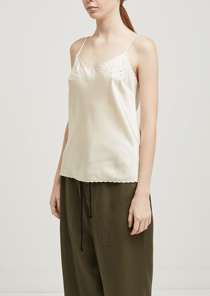 Silk Embroidered Cami
