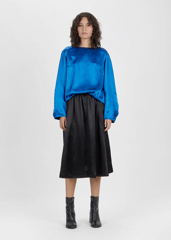 Sabina Cupro Midi Skirt