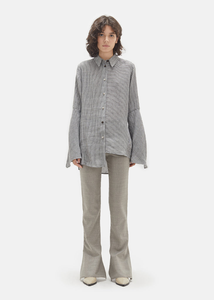 Balzac Asymmetrical Linen Shirt
