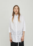 Belted Cotton Shirt