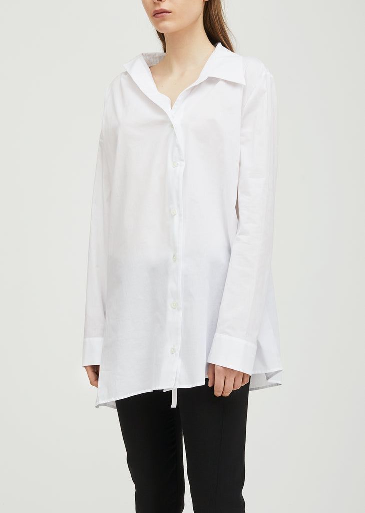 Asymmetric Cotton Shirt