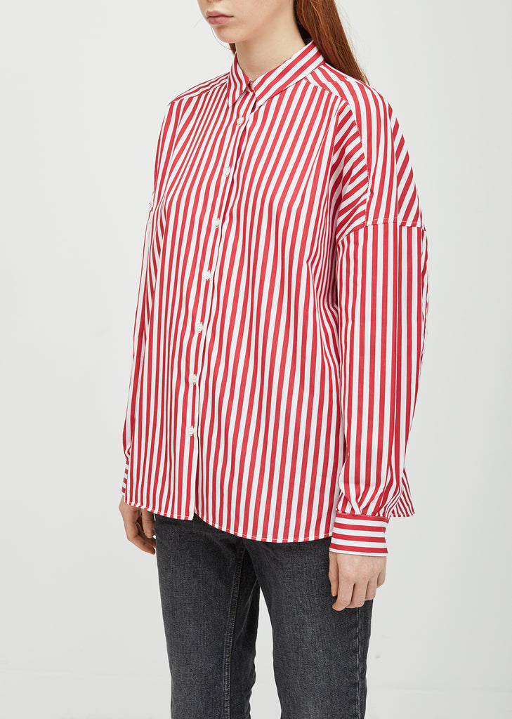 Oversized Striped Shirt