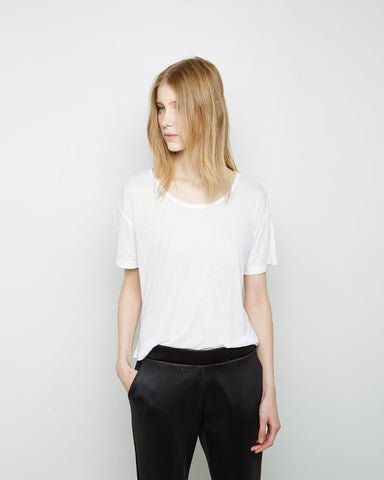 Oversized Ribbed Melange Tee