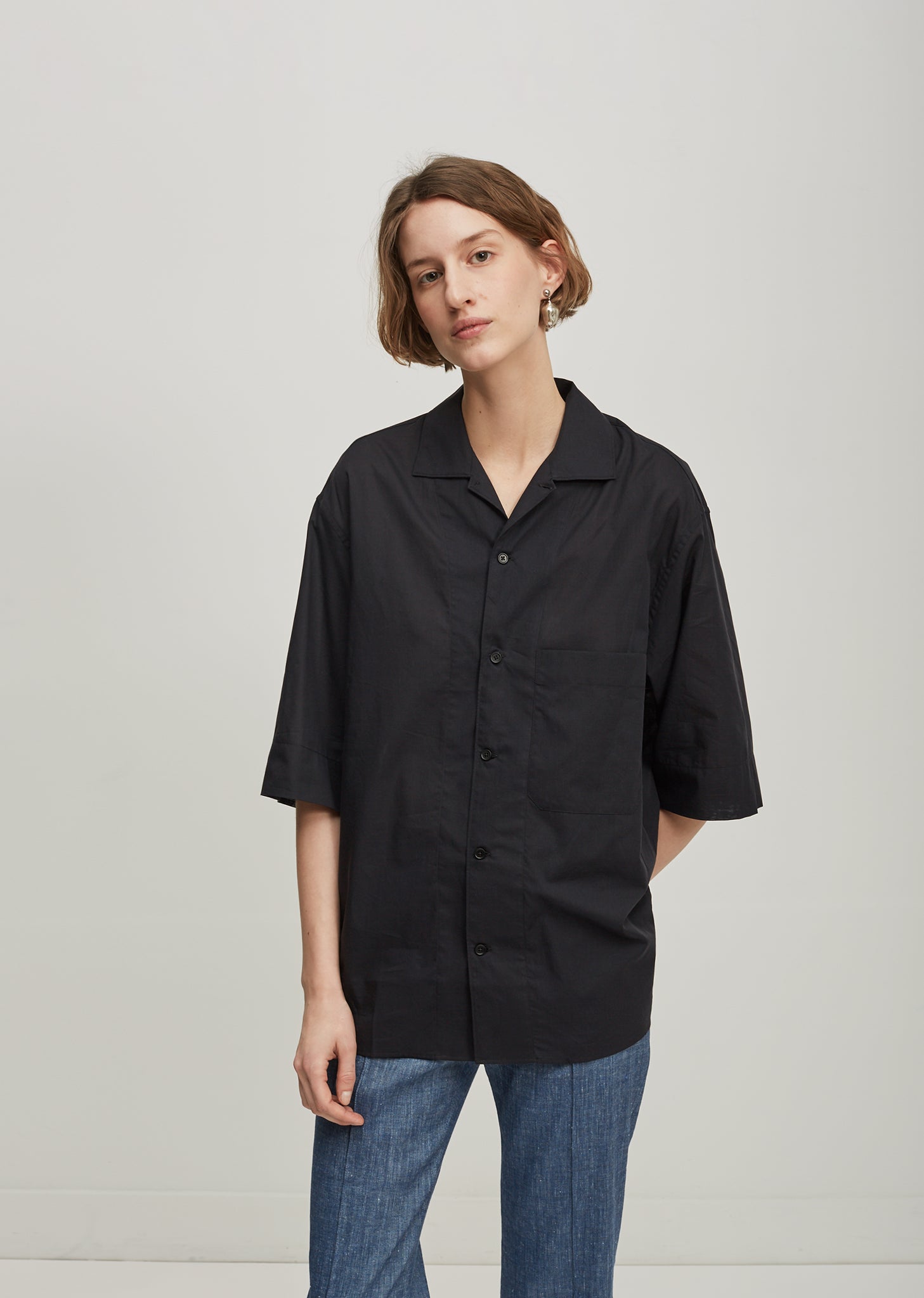 Wide Sleeve Button Down Shirt by Lemaire- La Garçonne