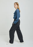 Long Elasticated Dry Silk Pants