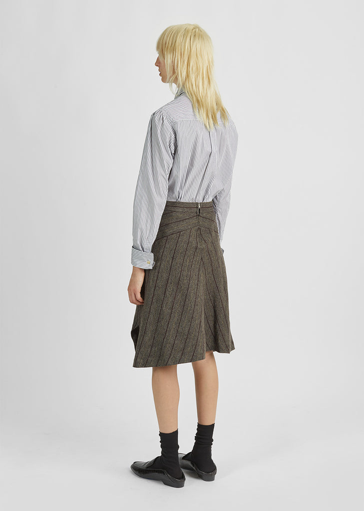 Kini Striped Knit Skirt