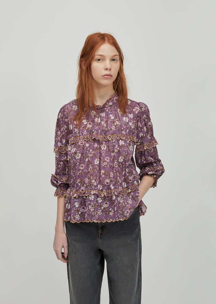 Moxley Embroidered Top