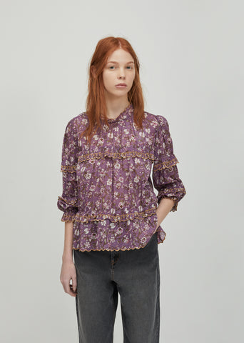 Moxley Embroidered Top