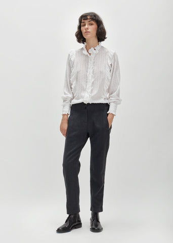 Yann Ruffle Blouse