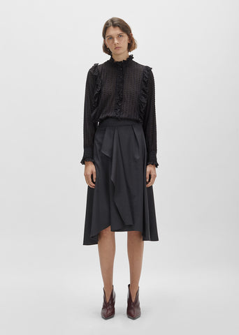 Yann Ruffle Blouse