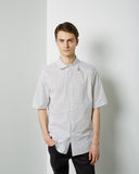 Short Sleeve Printed Polo Neck Shirt