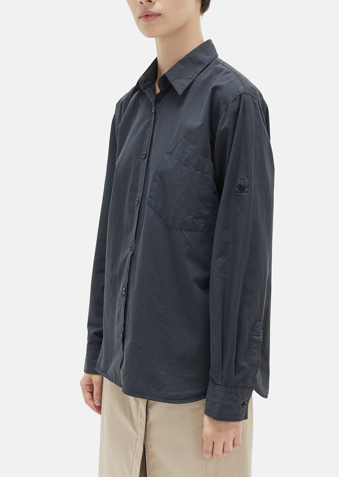 MHL  COMPACT  COTTON  POPLIN  シャツサイズM