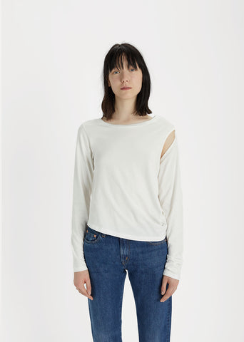 Asymmetrical Jersey Tee
