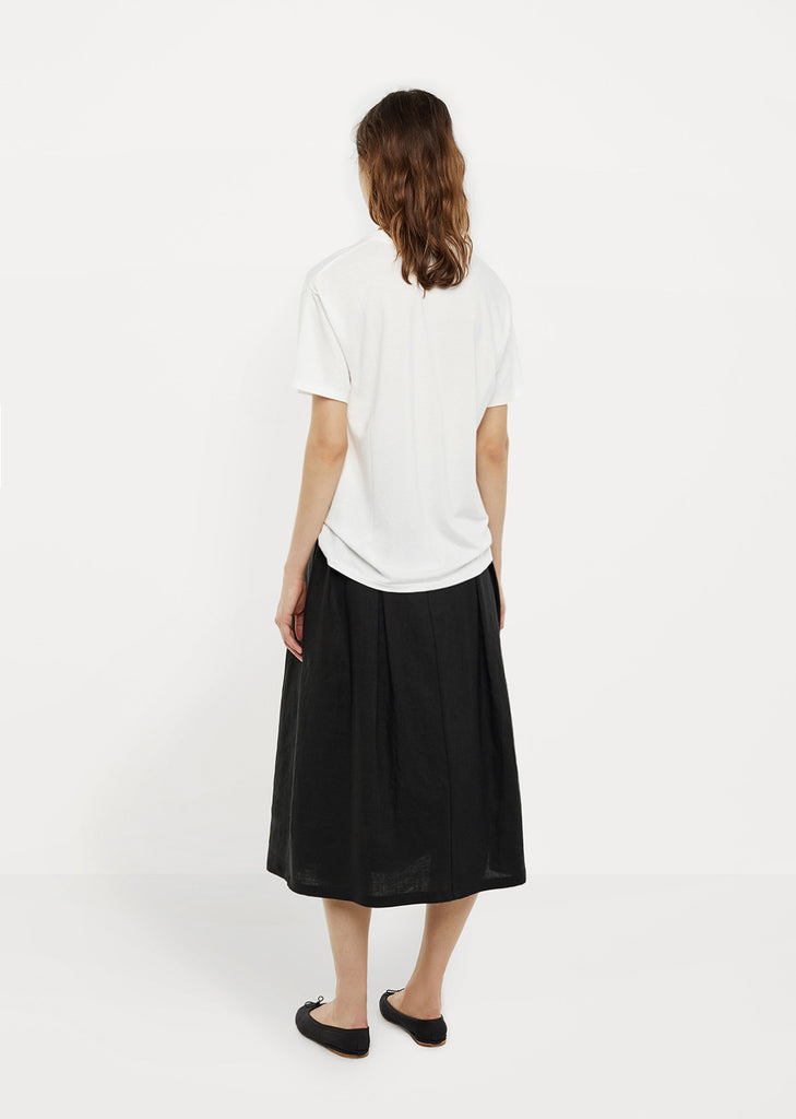 Linen Tuck Skirt