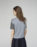 Double Stripe Cropped Tee