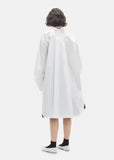 Polar White Poplin Shirt Dress