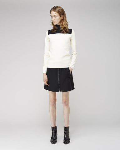 Colorblocked Turtleneck